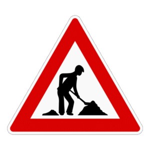 Dopravní značka „Práce na silnici“
